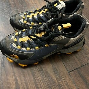 The North Face Black and Yellow Trail Shoes